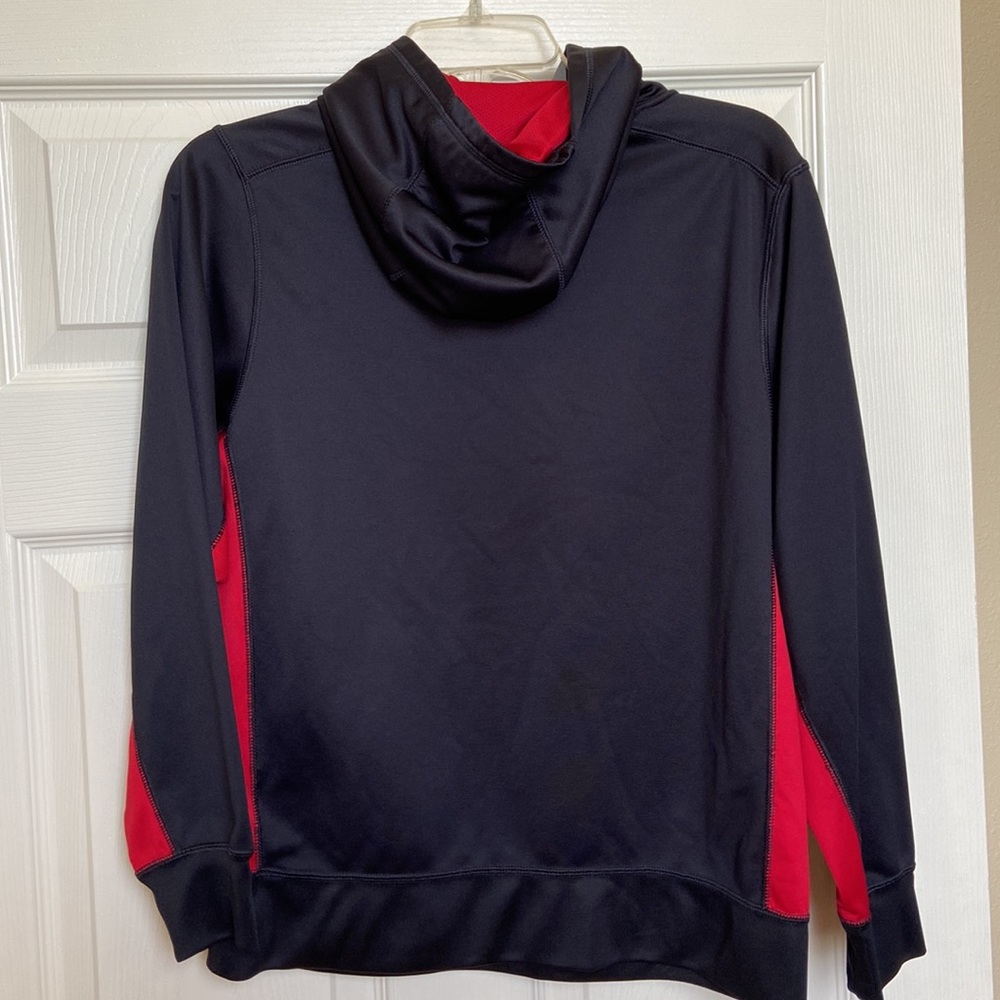 Nike therma fit pullover hoodie black and red great condition youth XL - Picture 2 of 3
